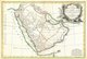 Rigobert Bonne's 1771 decorative map of the Arabian Peninsula. Covers from the Mediterranean to the Indian Ocean and from the Red Sea to the Persian Gulf. Includes the modern day nations of Saudi Arabia, Israel, Jordan, Kuwait, Iraq, Yemen, Oman, the United Arab Emirates, and Bahrain.<br/><br/>

It names Mt. Sinai, Mecca and Jerusalem as well as many other cities and desert oases and also notes numerous offshore shoals, reefs, and other dangers in the Red Sea and the Persian Gulf. There is a large decorative title cartouche in the upper right hand quadrant. Drawn by R. Bonne in 1771 for issue as plate no. A 25 in Jean Lattre's 1776 issue of the Atlas Moderne.